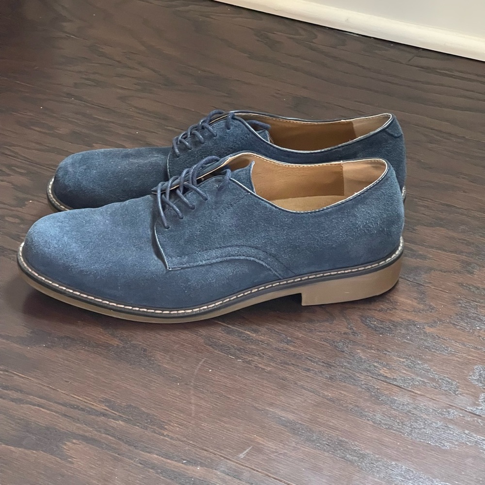 GH Bass Blue Suede Shoes